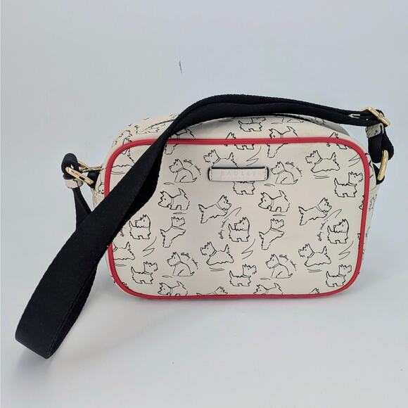 Radley London Sketch Street Crossbody Bag Scottie Dog Print Small Zippered Purse - Picture 1 of 15